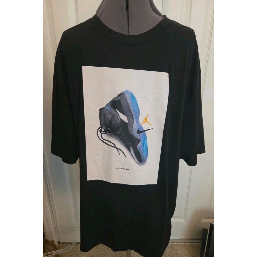 Jordan Brooklyn Men's T-Shirt Jordan 11 Gamma Size XXL  Im6503-010 EUC Crispy
